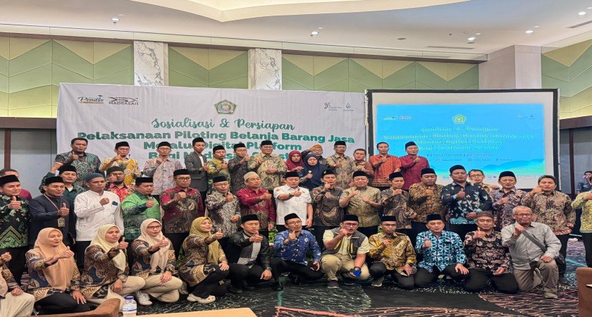 Kepala Madrasah Mengikuti Sosialisasi Dan Persiapan Pelaksanaan Piloting Belanja Barang Jasa Melalui Digital Platform Bagi Madrasah Swasta Tahun 2024